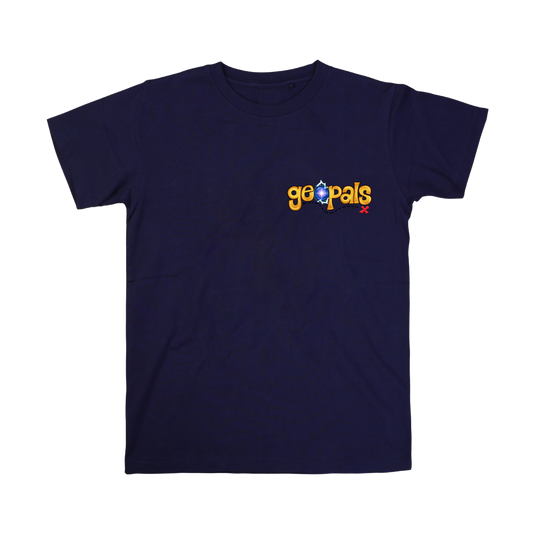 Geopals Short-Sleeve Cotton T-Shirt - Dark Navy Blue